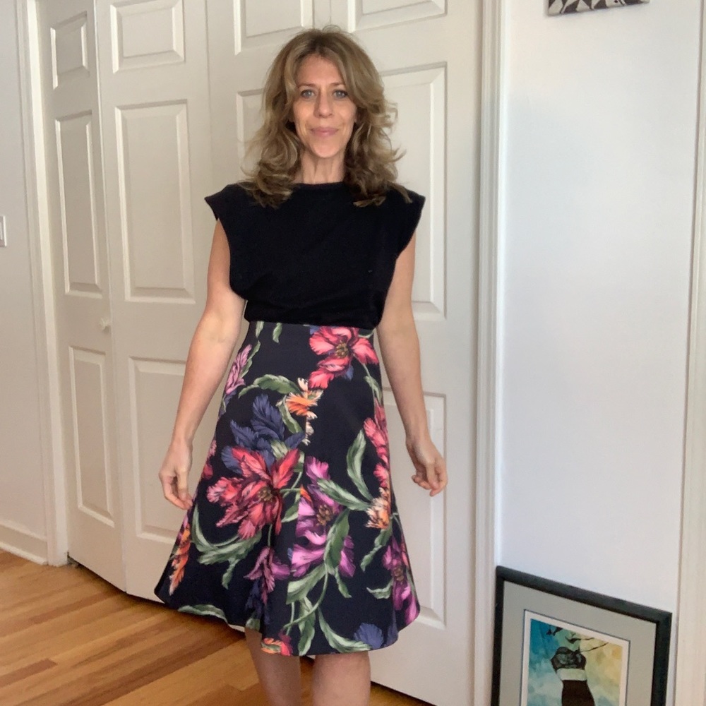 Floral high waisted Skirt